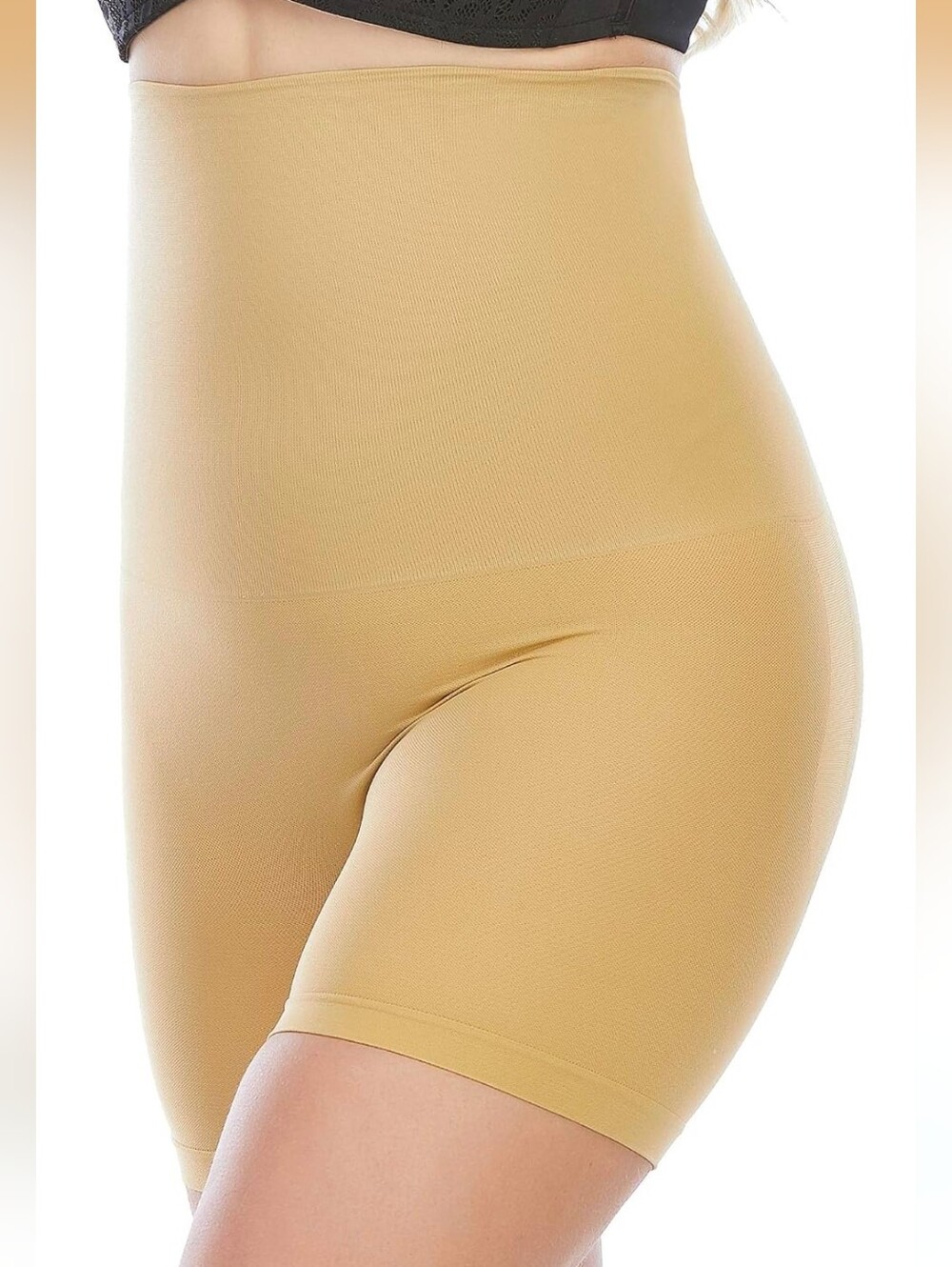 qinshullc Shapewear Shorts For Women Tummy Control High Waisted Body Shaper Sz L